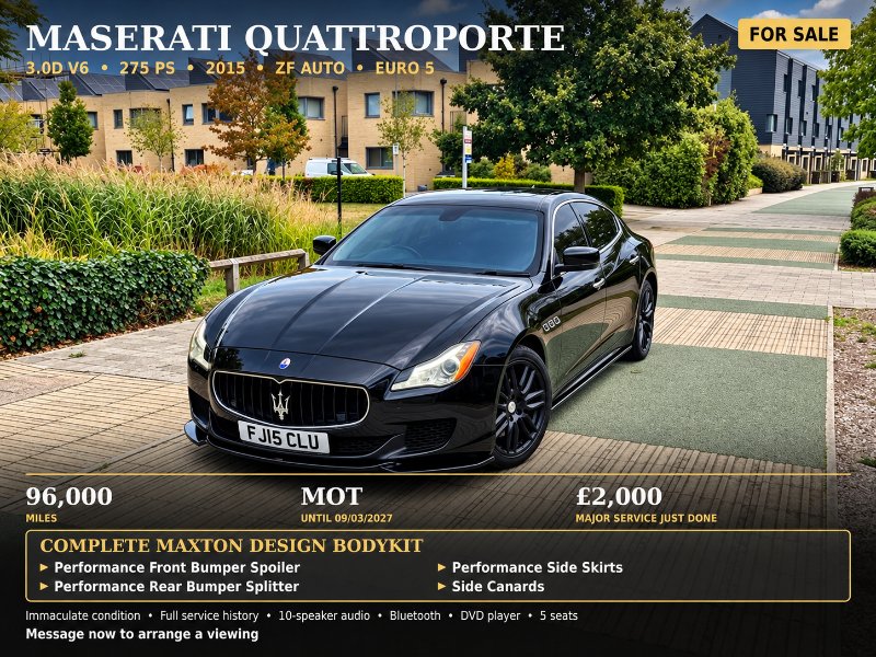 Maserati Quattroporte 2015